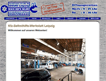 Tablet Screenshot of kfz-selbsthilfe-leipzig.de